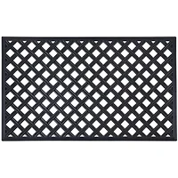 Achim Wrought Iron Lattice Rubber 18"X30" Doormat