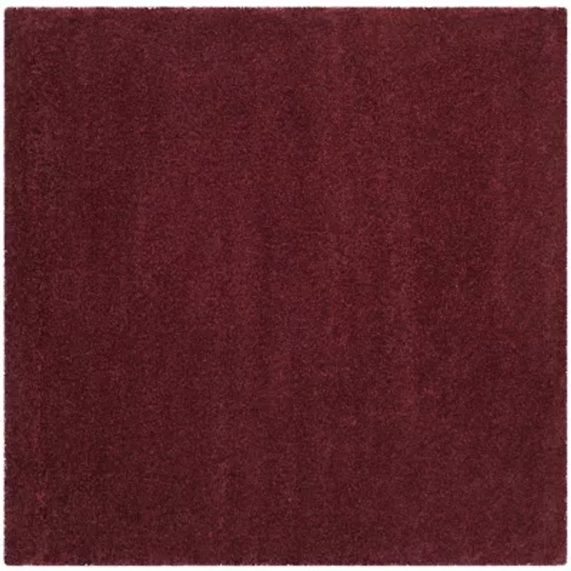 Safavieh Santa Monica Shag Collection Ainsley Solid Square Area Rug