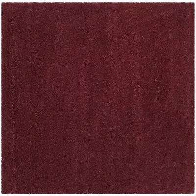 Safavieh Santa Monica Shag Collection Ainsley Solid Square Area Rug