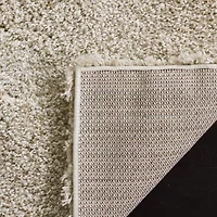 Safavieh Santa Monica Shag Collection Ainsley Solid Runner Rug