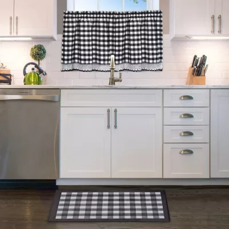 Achim Buffalo Check Anti-Fatigue 18"X30" Kitchen Mat