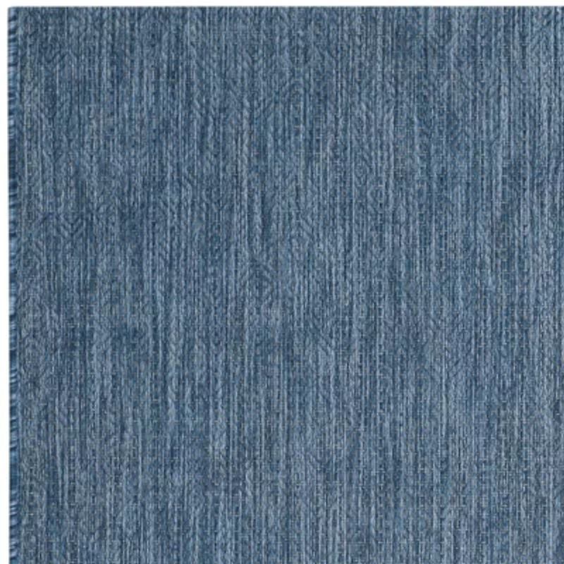 Safavieh Courtyard Collection Monroe Stripe Indoor/Outdoor Round Area Rug
