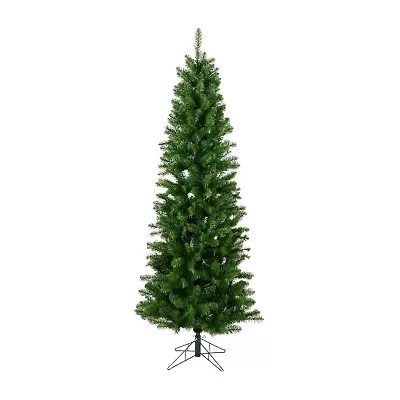 6.5' Prelit Slim Artificial Christmas Tree