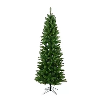 6.5' Prelit Slim Artificial Christmas Tree