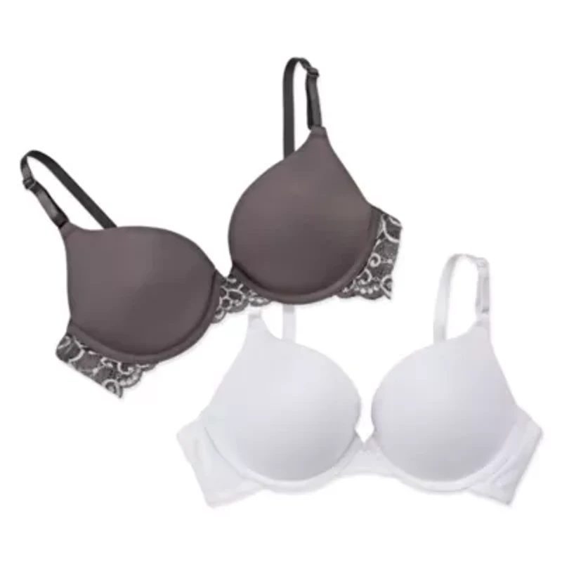 Maidenform One Fab Fit Multi-Pack Demi Push Up Underwire Push Up Bra 0972xj