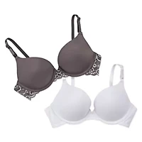 Maidenform One Fab Fit Multi-Pack Demi Push Up Underwire Push Up Bra 0972xj