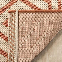 Safavieh Courtyard Collection Dorothy Geometric Indoor/Outdoor Runner Rug