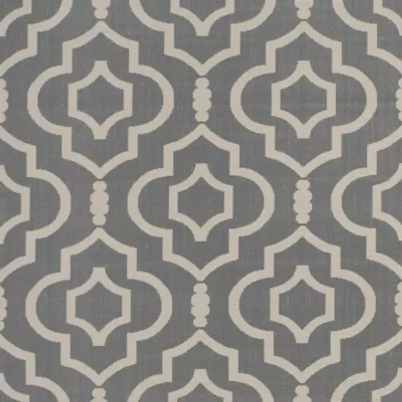 Safavieh Courtyard Collection Meryll Geometric Indoor/Outdoor Square Area Rug