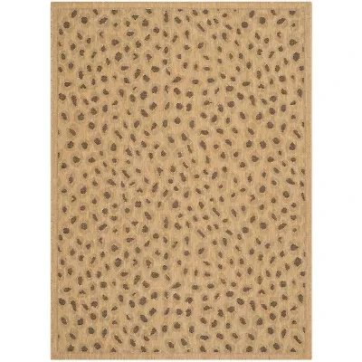 Safavieh Courtyard Collection Allison Animal Indoor/Outdoor Area Rug