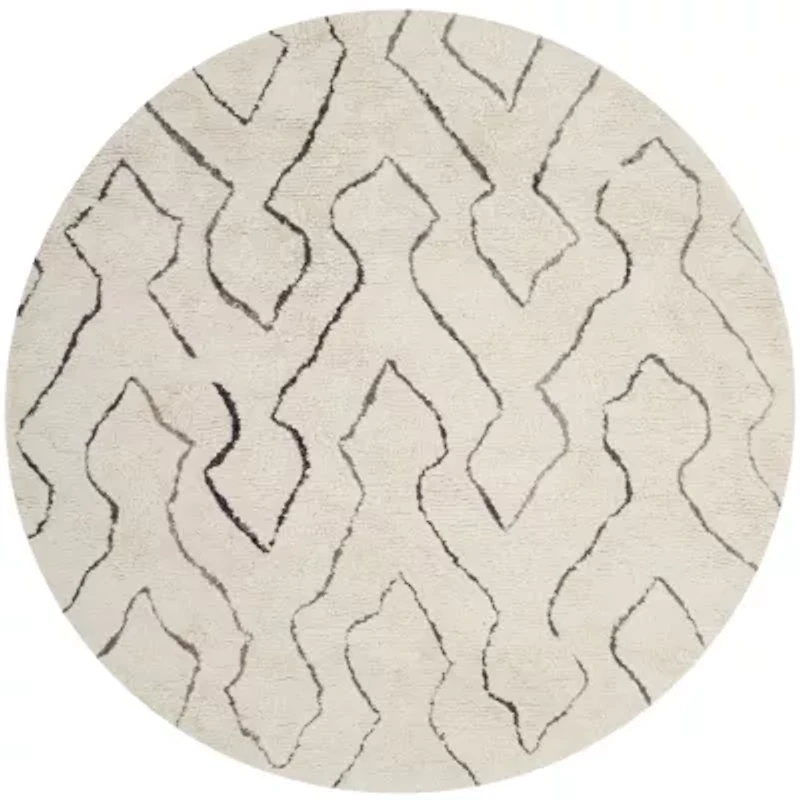 Safavieh Casablanca Collection Aydan Geometric Round Area Rug