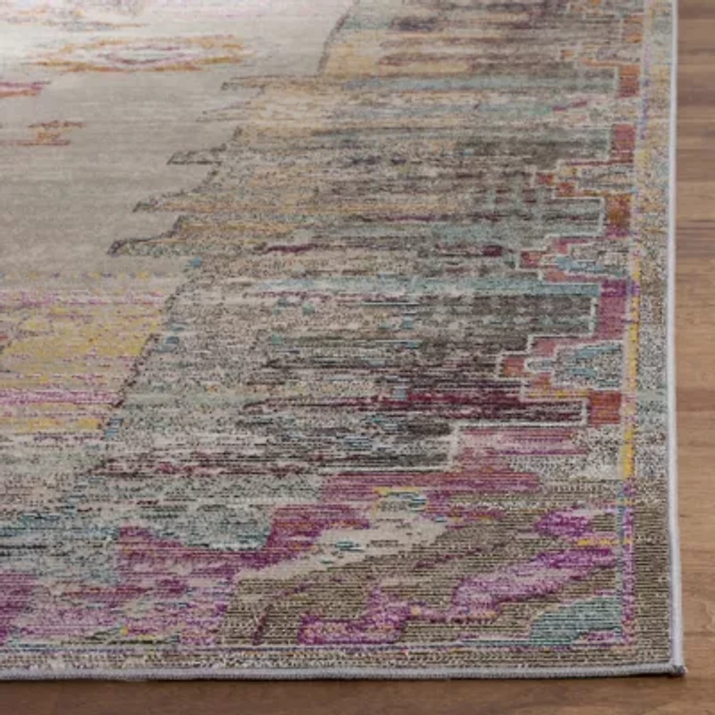 Safavieh Crystal Collection Wyatt Oriental Square Area Rug