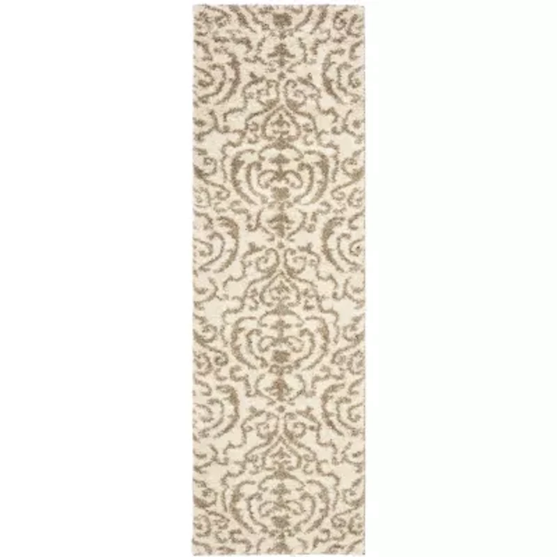 Safavieh Shag Collection Rosheen Damask Runner Rug