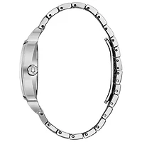 Bulova Phantom Mens Silver Tone Stainless Steel Bracelet Watch 96b296