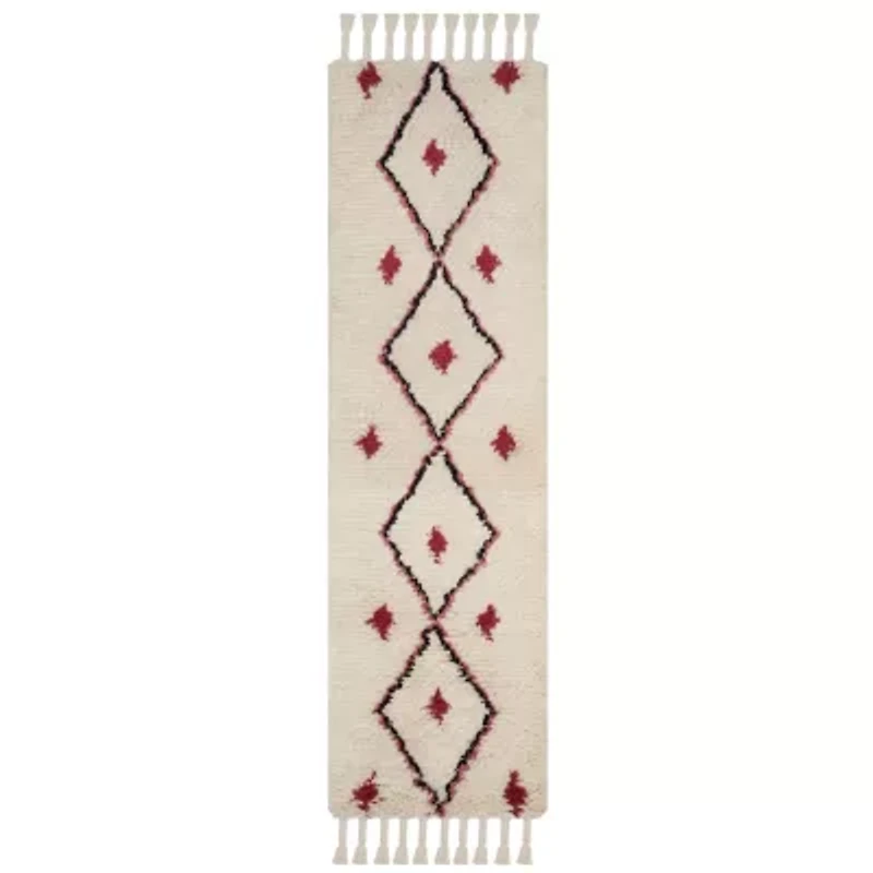 Safavieh Casablanca Collection Beckett Geometric Runner Rug