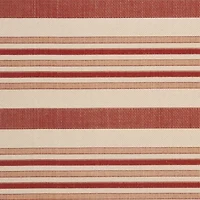 Safavieh Courtyard Collection Ercan Stripe Indoor/Outdoor Square Area Rug