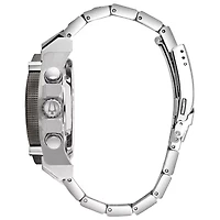 Bulova Precisionist Mens Silver Tone Stainless Steel Bracelet Watch 98b316
