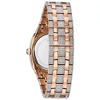 Bulova Phantom Mens Two Tone Stainless Steel Bracelet Watch 98b324