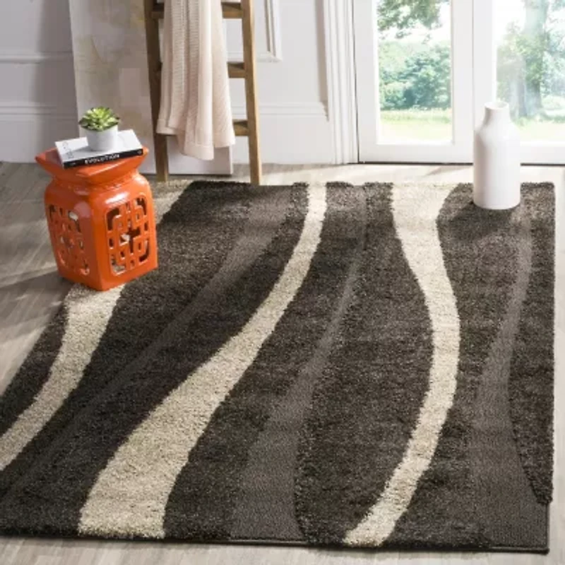 Safavieh Shag Collection Kimmee Abstract Area Rug