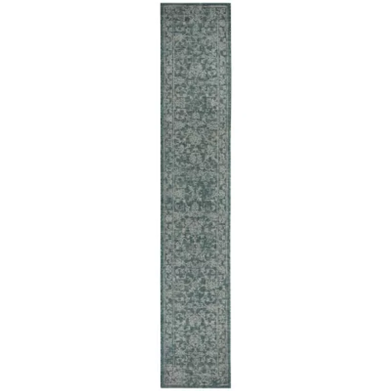 Safavieh Courtyard Collection Clarissa Oriental Indoor/Outdoor Runner Rug
