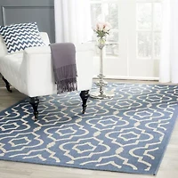 Safavieh Courtyard Collection Meryll Geometric Indoor/Outdoor Area Rug
