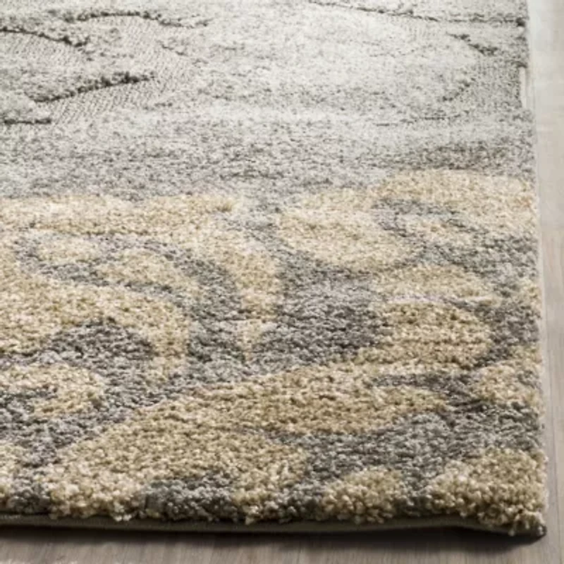 Safavieh Shag Collection Eric Geometric Square Area Rug