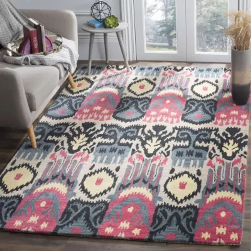 Safavieh Ikat Collection Eirann Geometric Area Rug