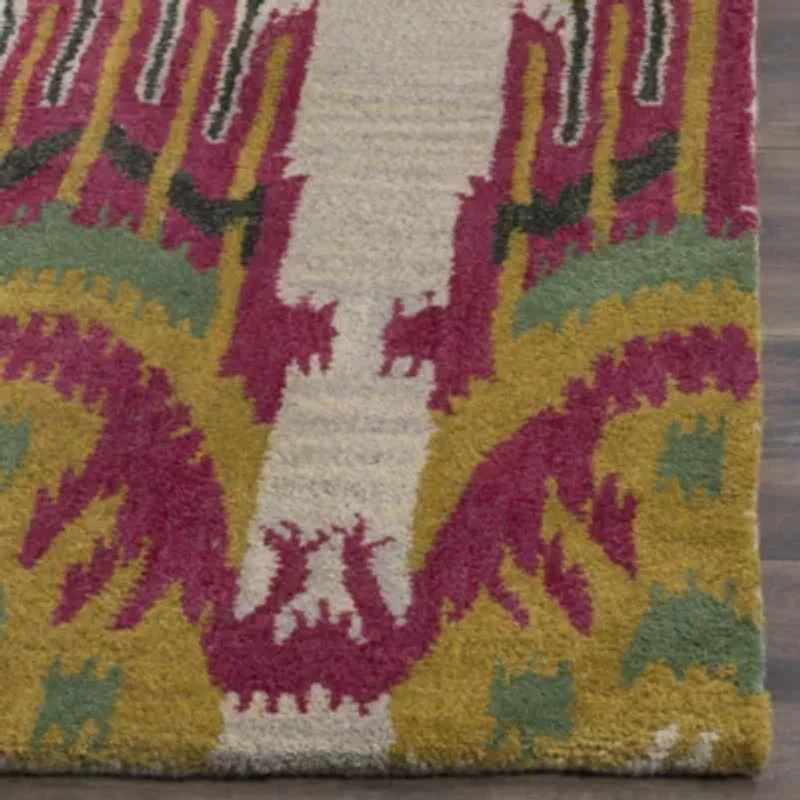 Safavieh Ikat Collection Euclid Geometric Area Rug