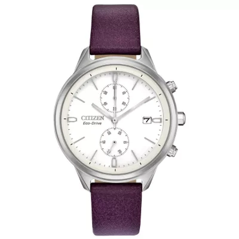 Citizen Womens Chronograph Purple Strap Watch Fb2000-11a