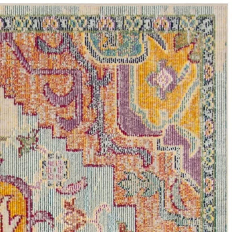 Safavieh Crystal Collection Jermaine Oriental Square Area Rug