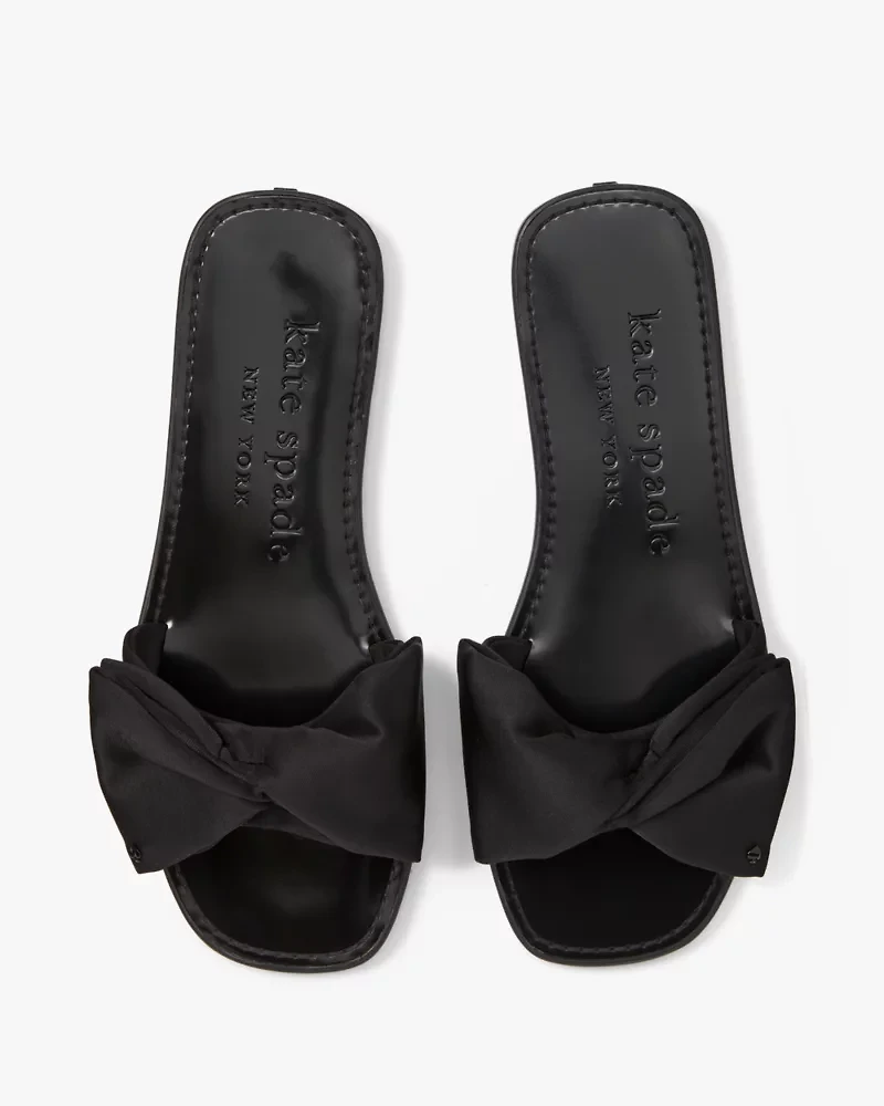Bikini Bow Slide Sandals