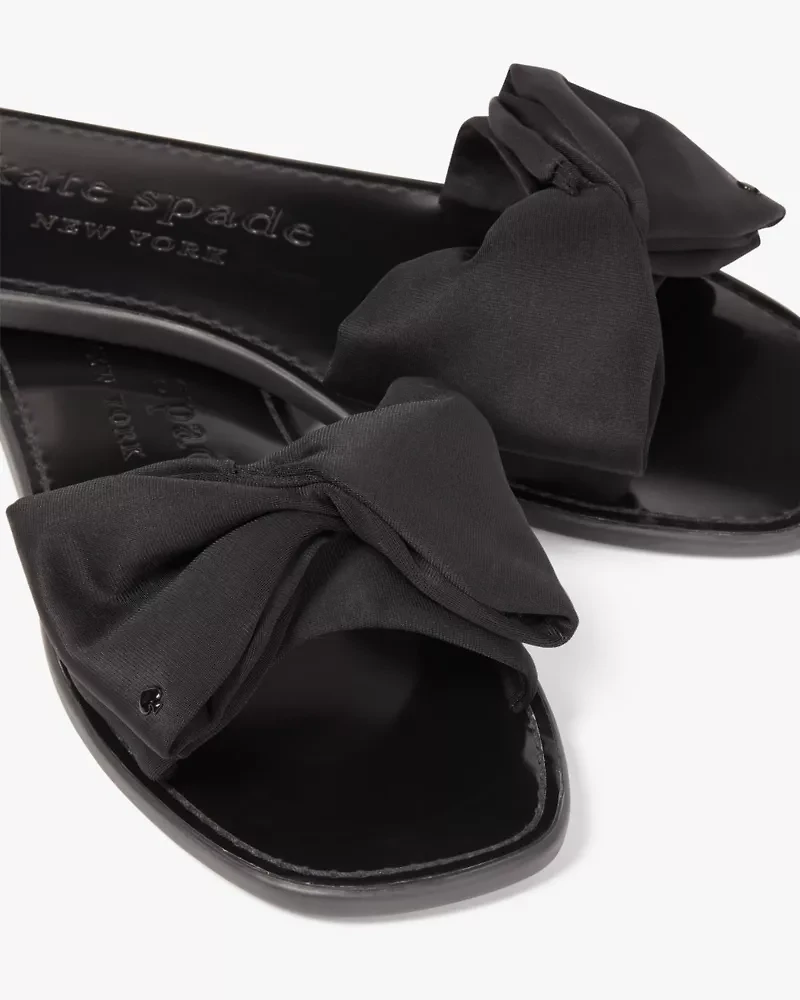 Bikini Bow Slide Sandals