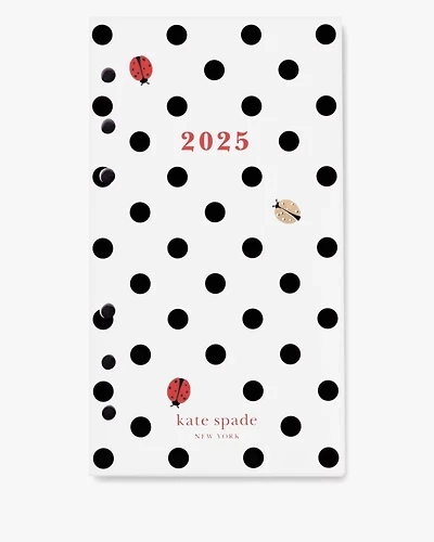 Ladybug Dot 2025 Personal Bookblock Calendar Refill