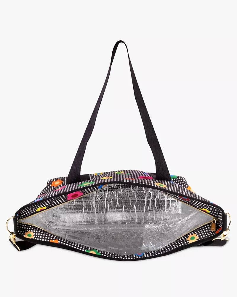 Gingham Garden Cooler Tote