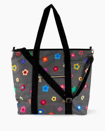Gingham Garden Cooler Tote