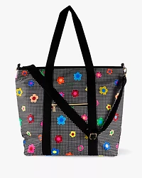 Gingham Garden Cooler Tote