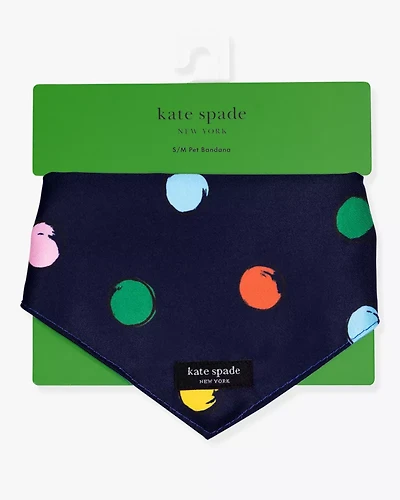 Watercolor Dot Pet Bandana S/m