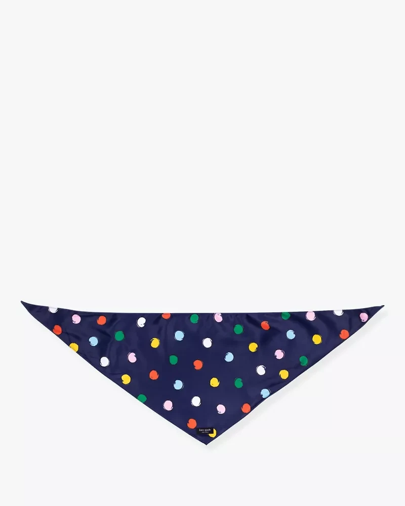 Watercolor Dot Pet Bandana M/l