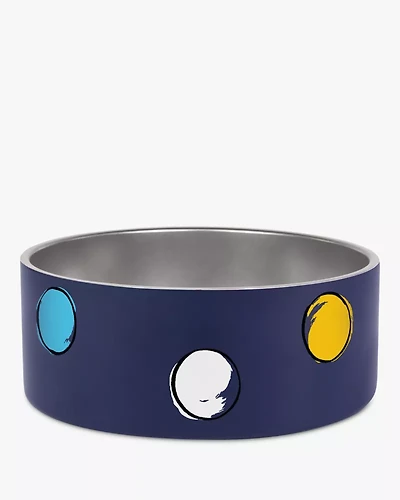 Watercolor Dot Pet Bowl