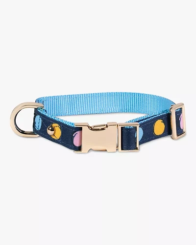 Watercolor Dot Pet Collar /M