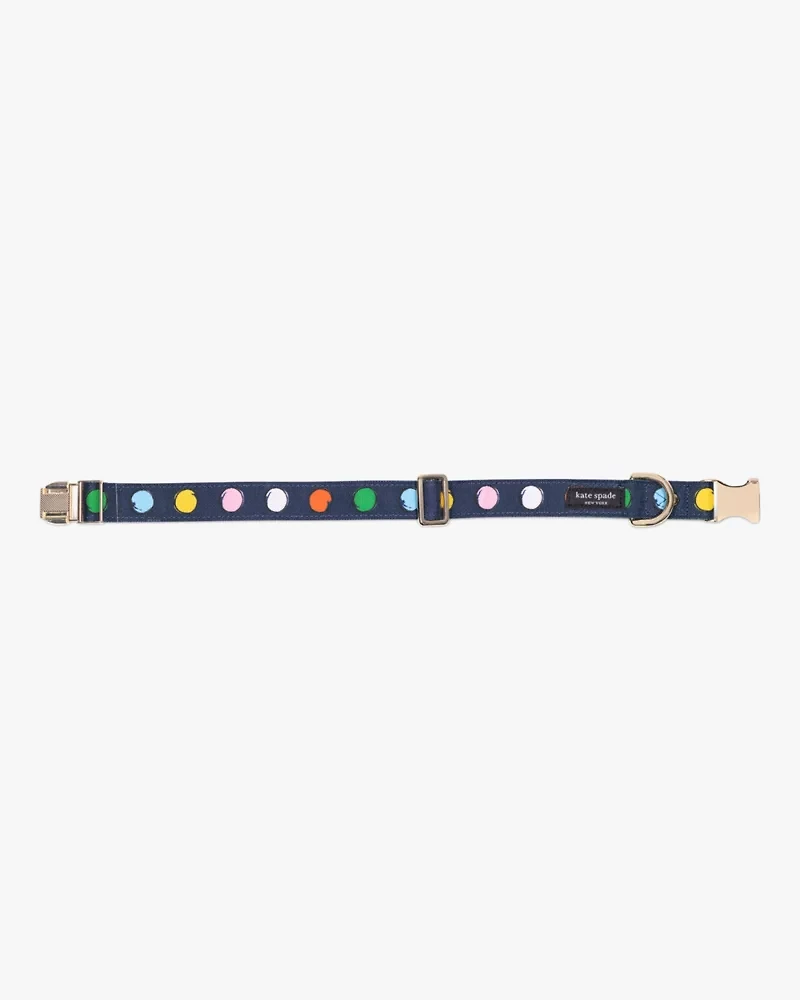 Watercolor Dot Pet Collar M/L