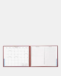 Mostly On Time 2026 12-month Horizontal Planner