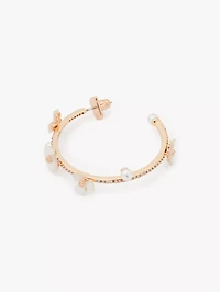 Precious Pansy Scatter Hoops