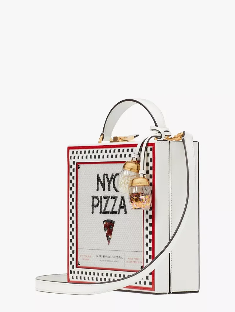 Slice 3d Pizza Box Top-handle Bag