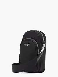 Sam Ksnyl Nylon North South Phone Crossbody
