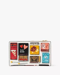Morgan Matchbox Embossed Small Slim Bifold Wallet