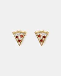 Pizza My Heart Studs
