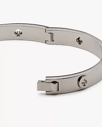 Spot The Spade Studded Hinged Bangle