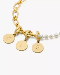 One In A Million Chain & Pearl Line Bracelet
