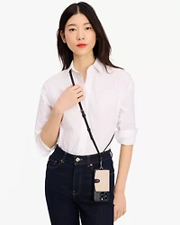Morgan Colorblocked iPhone 15 Pro Cardholder Crossbody