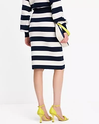 Awning Stripe Pencil Skirt